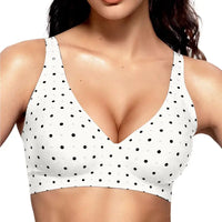 White Black Polka Dot