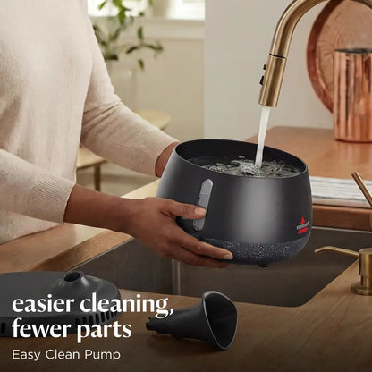 BISSELL HydrateWell™ Cat Water Fountain – Fresh, Filtered Water with Ultra-Quiet Wireless Pump