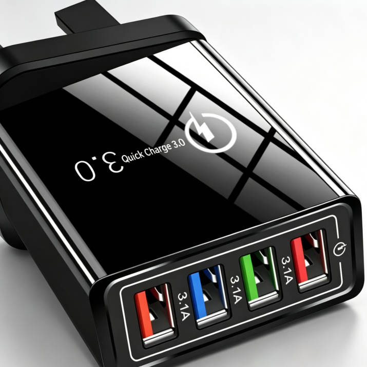 The Charger Big Tech Hates | 4-Port Quick Charge 3.0 + AI Performance Boost For Tiktok