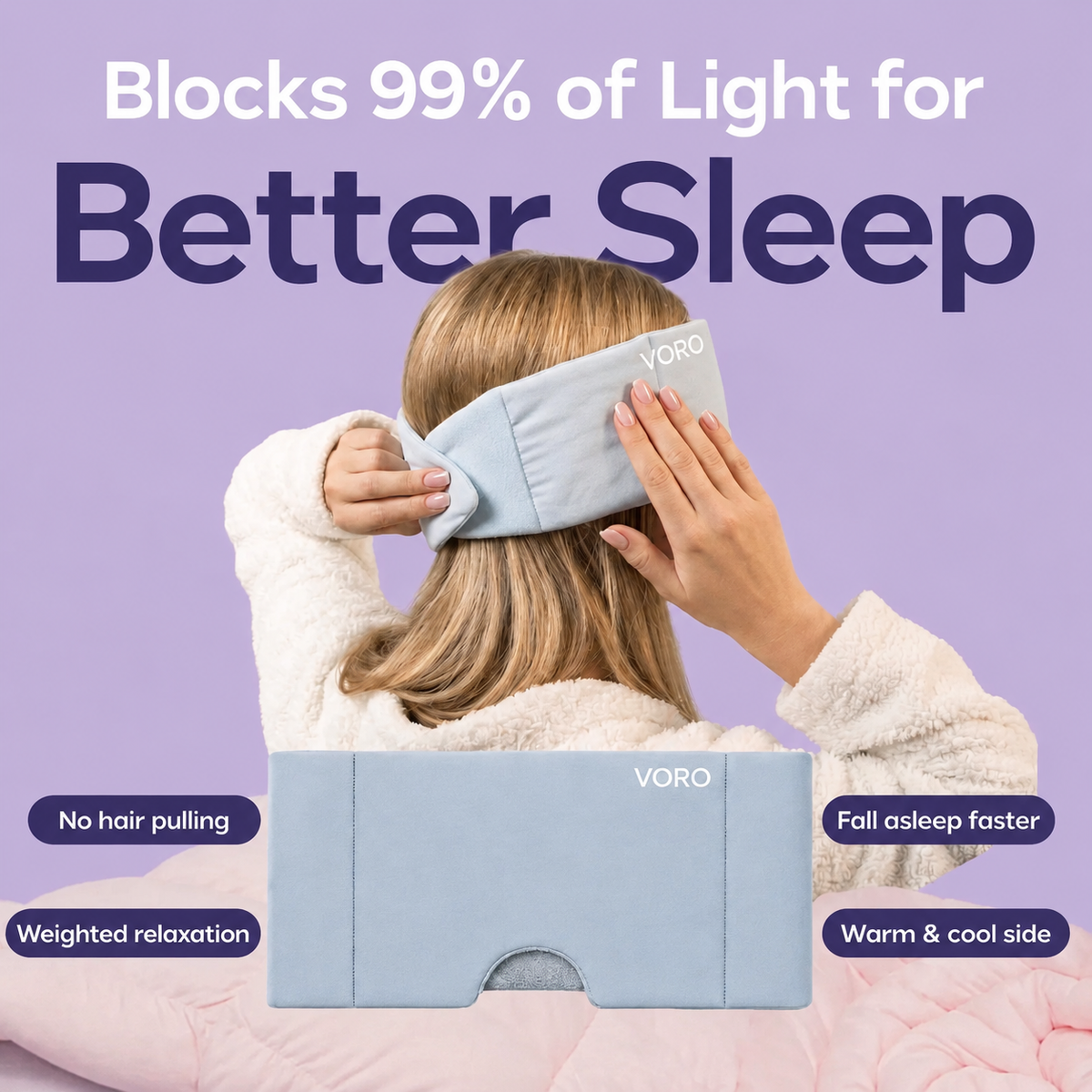 Adjustable Weighted Eye Mask