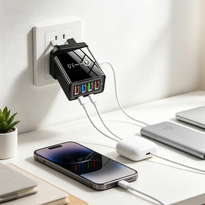 The Charger Big Tech Hates | 4-Port Quick Charge 3.0 + AI Performance Boost For Tiktok