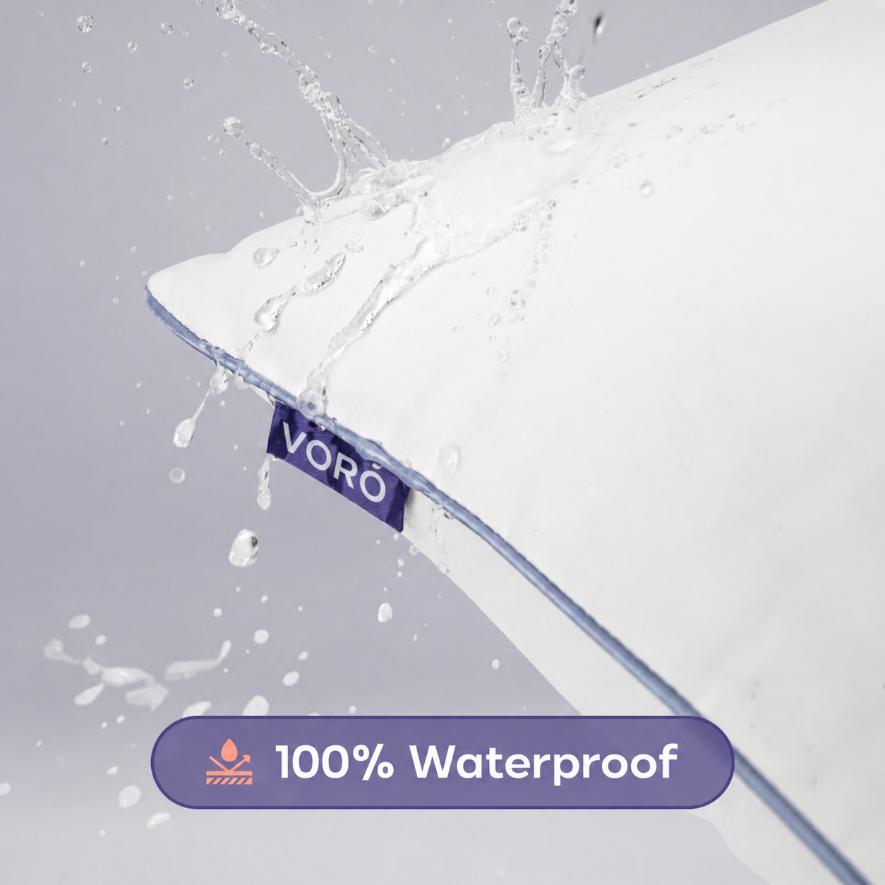 Waterproof & Stain-Resistant Hotel Pillow