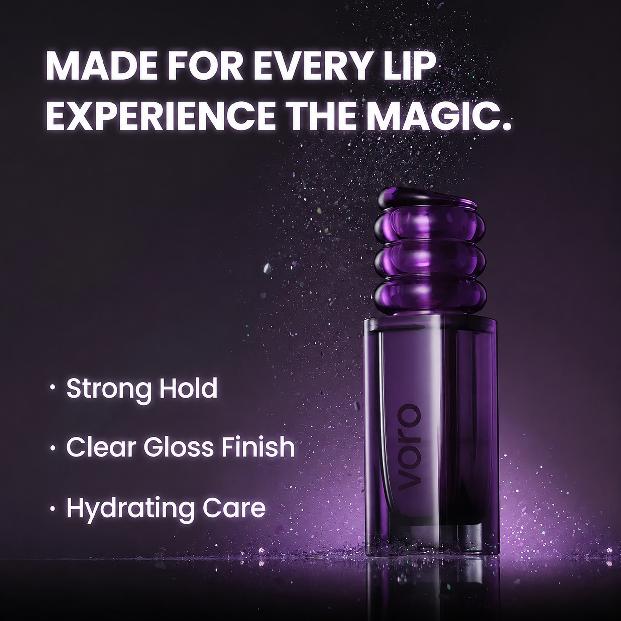 Magic Lip Fixer — 2-Min Transfer-Proof Glow Lip Top Coat with Lightweight, Non-Sticky Hydration