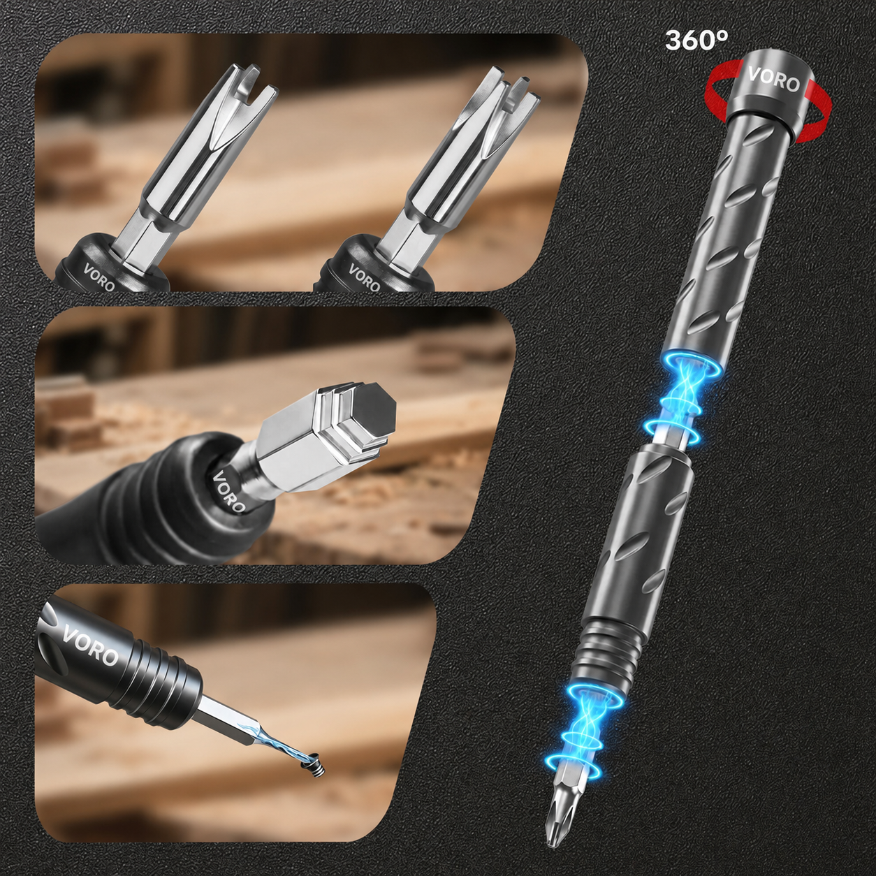 VORO 55-In-1 Magnetic Screwdriver Set