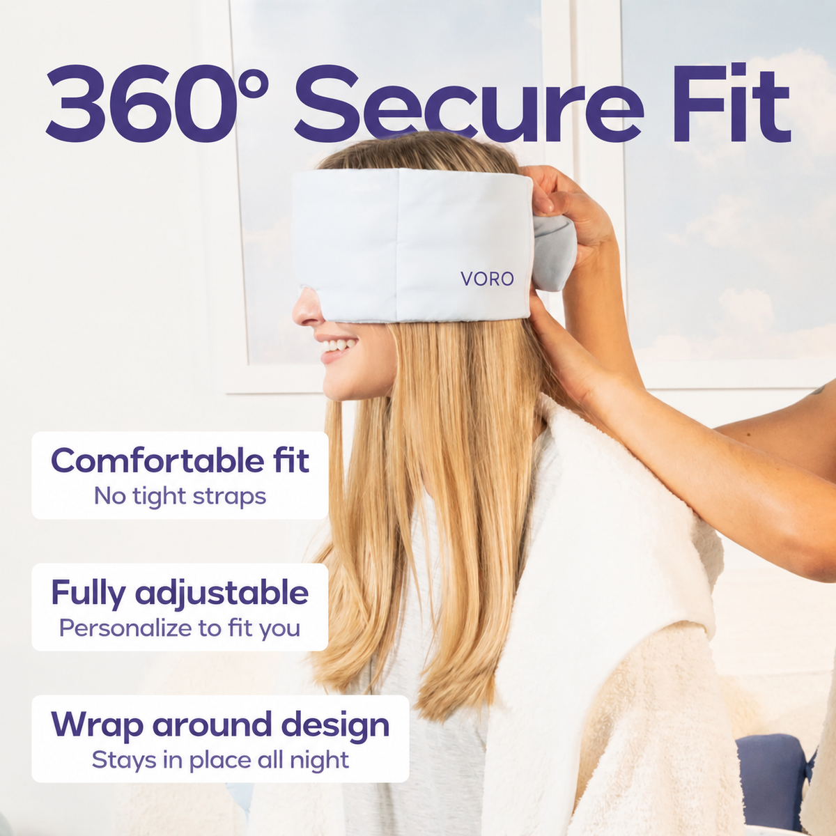 Adjustable Weighted Eye Mask