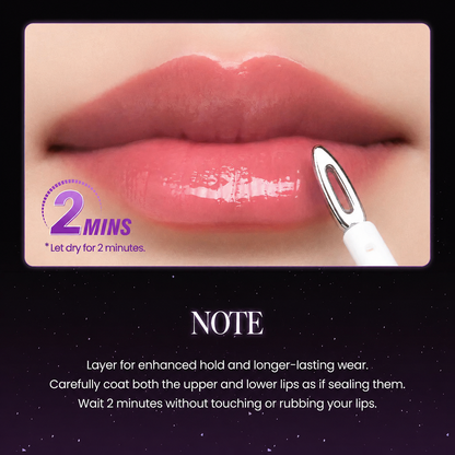 Magic Lip Fixer — 2-Min Transfer-Proof Glow Lip Top Coat with Lightweight, Non-Sticky Hydration