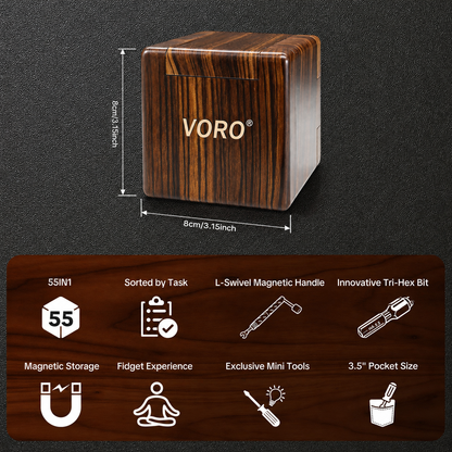 VORO 55-In-1 Magnetic Screwdriver Set
