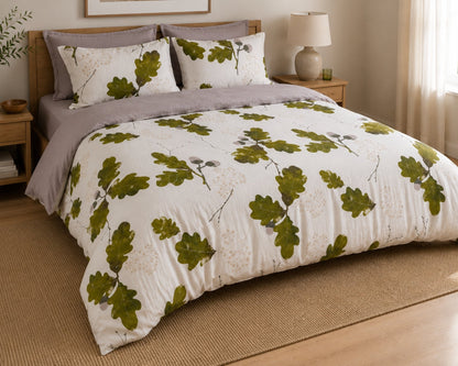 European Linen Duvet Cover Set | Agern Print