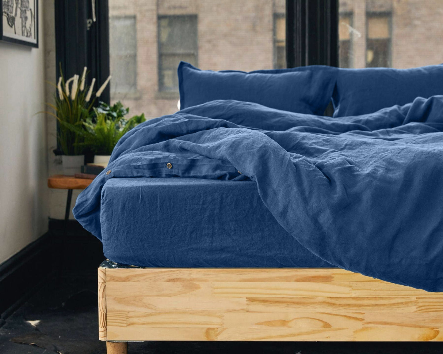 European Linen Fitted Sheet