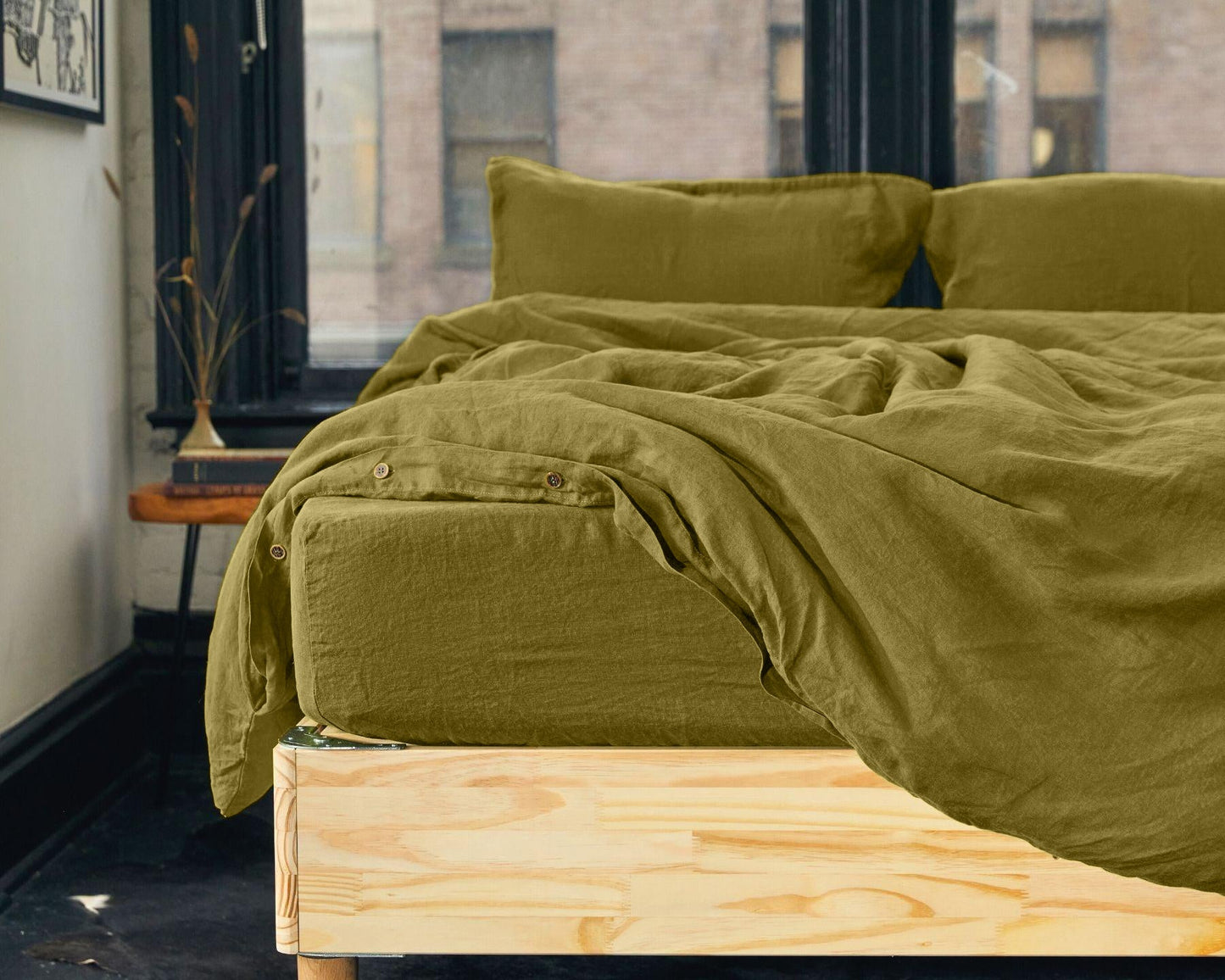 European Linen Fitted Sheet