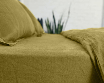 European Linen Fitted Sheet