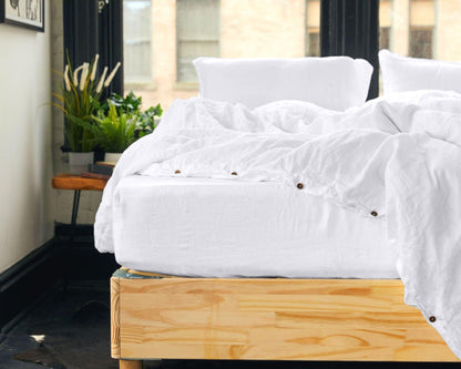 European Linen Fitted Sheet