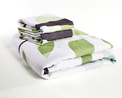 European Linen Duvet Cover Set | Skov Print