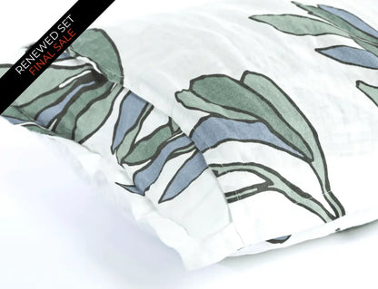 European Linen Duvet Cover Set | Porse Print | Renewed