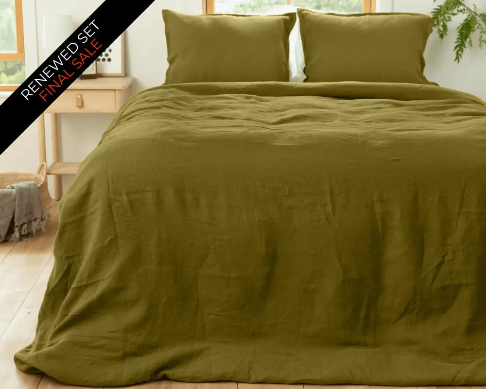 European Linen Duvet Cover Set | Renewed