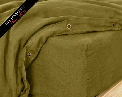 European Linen Fitted Sheet | Renewed