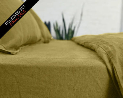 European Linen Fitted Sheet | Renewed