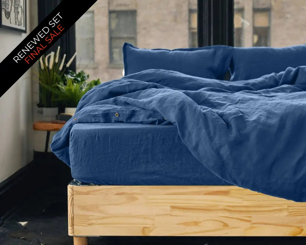 European Linen Fitted Sheet | Renewed