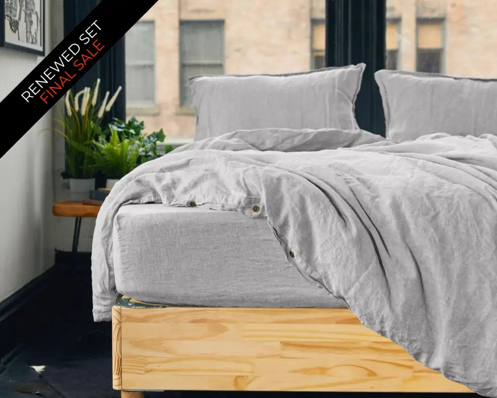 European Linen Fitted Sheet | Renewed