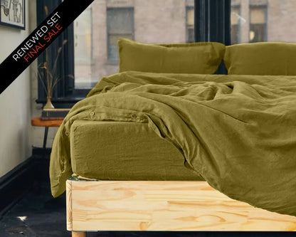 European Linen Fitted Sheet | Renewed