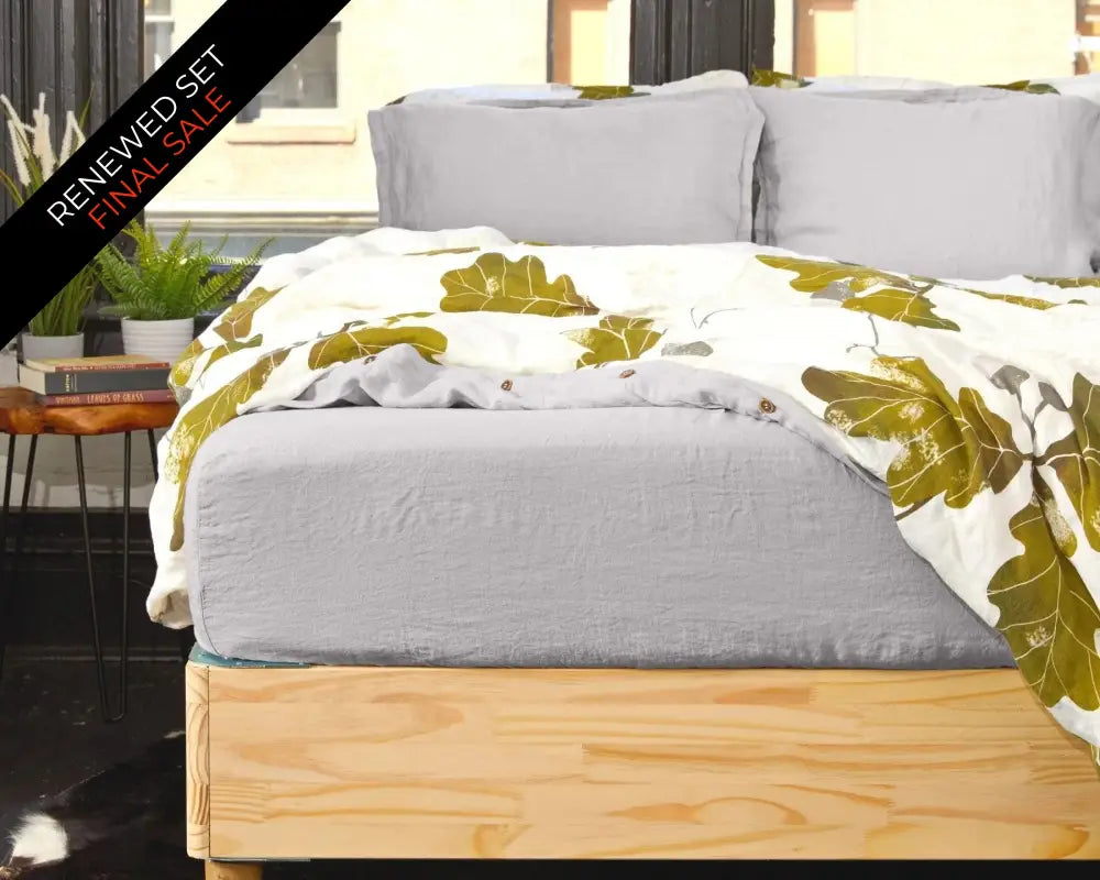 European Linen Fitted Sheet | Renewed