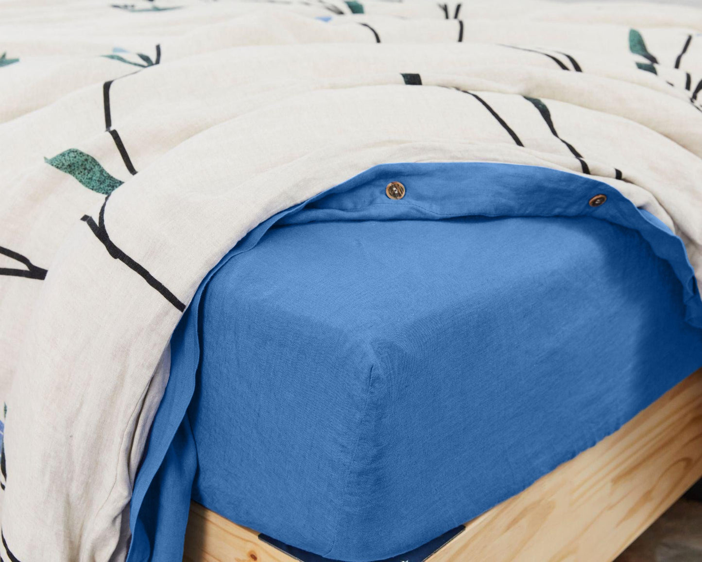 European Linen Fitted Sheet