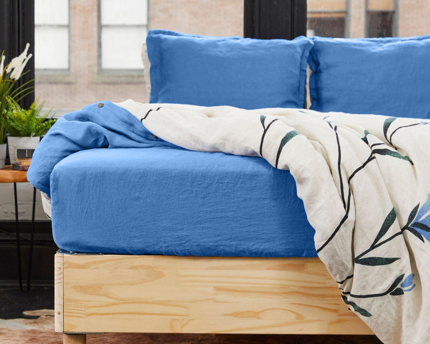 European Linen Fitted Sheet